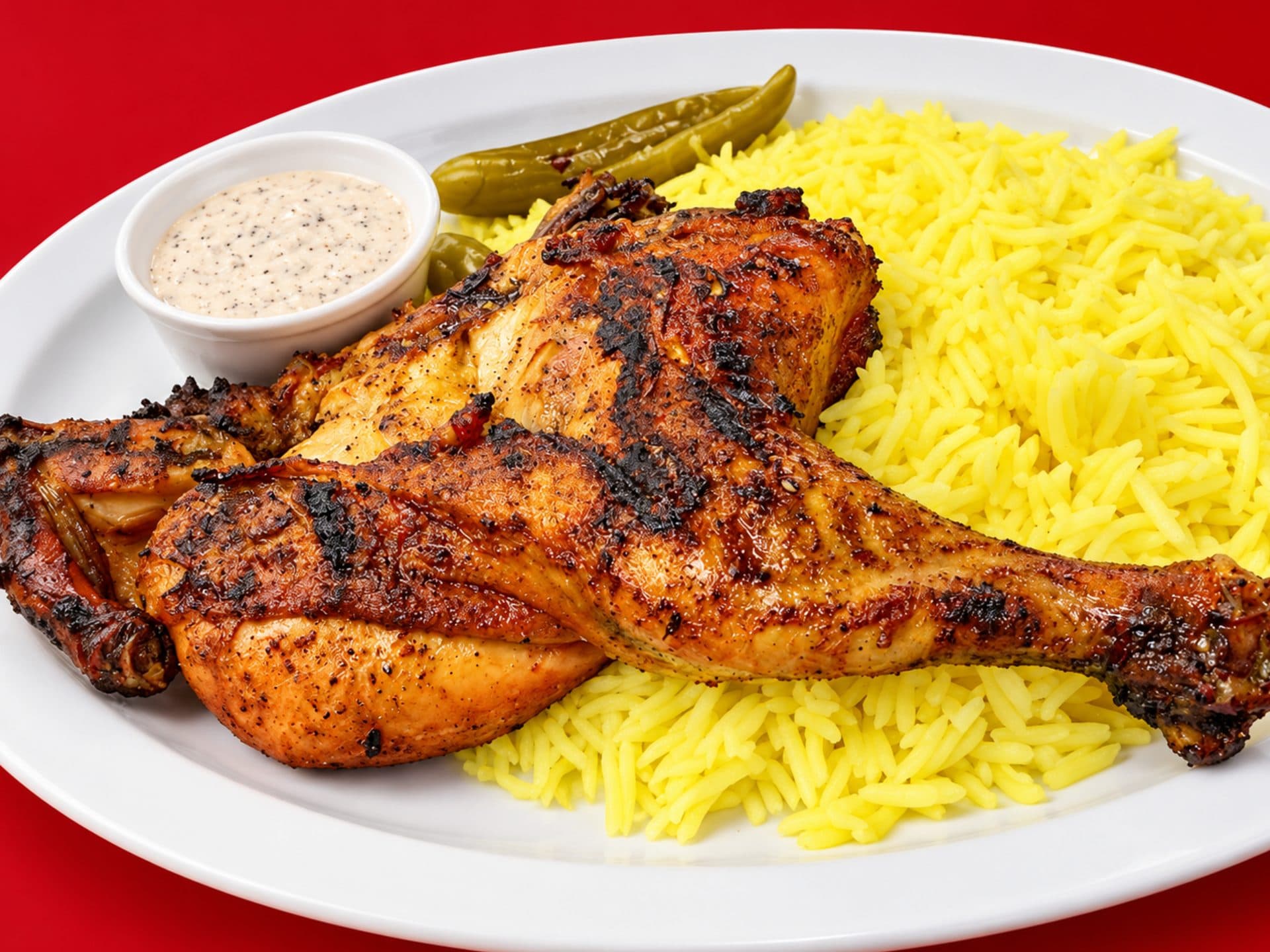 Half Fire Roasted Chicken